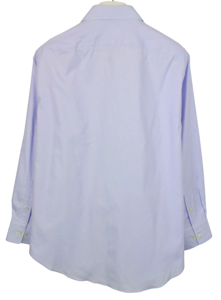 Suitsupply Camicia Formale Regular Fit Uomo 2XL Collo Cutaway Button Up Blu - Immagine 2 di 4