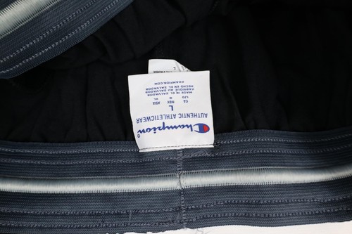 Deadstock Vintage Y2K Champion Mens Large Wide Leg Lightweight Sweatpants Black - Picture 8 of 14