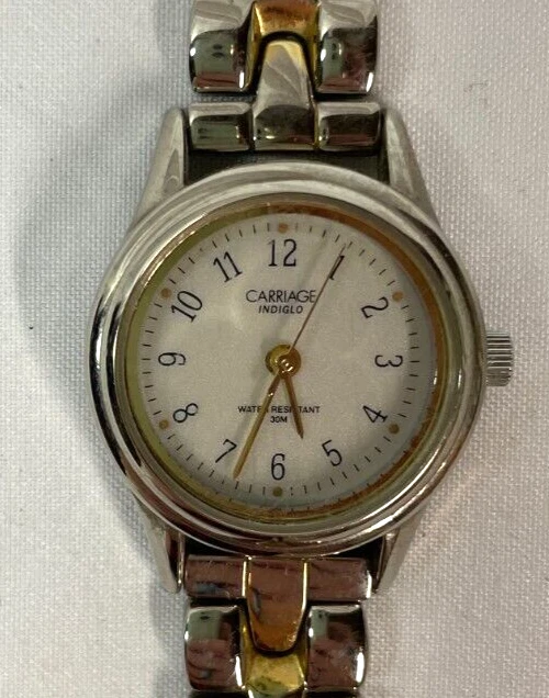 Carriage indiglo ladies clearance watch