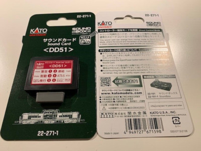 KATO Soundcard 22-271-1 Diesel sound DD51 locomotive for Soundbox