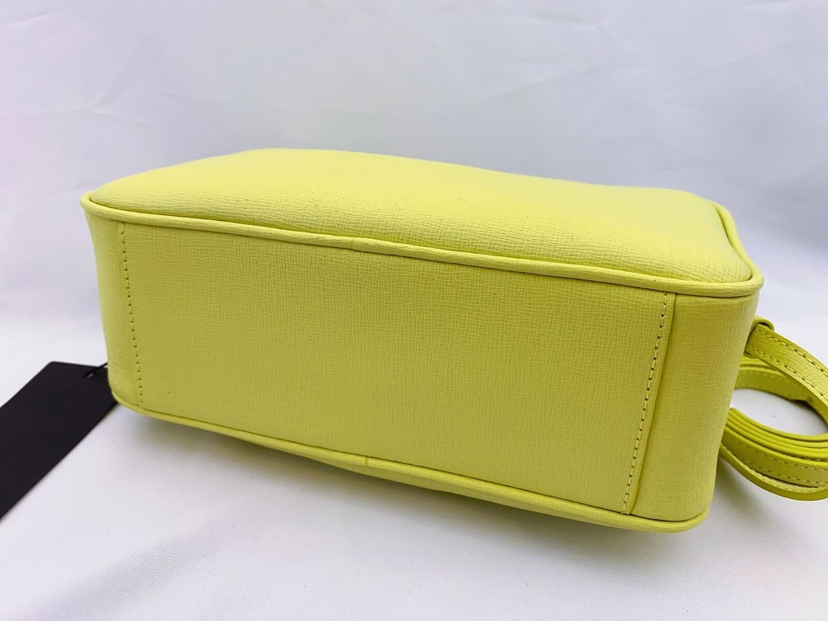 NWT FURLA Lilli Saffiano Leather Crossbody Double Zip Pouch