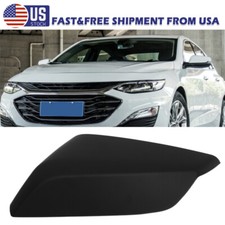 Left For 2016-2025 Chevrolet Malibu Driver Side Mirror Cap Cover Black Textured