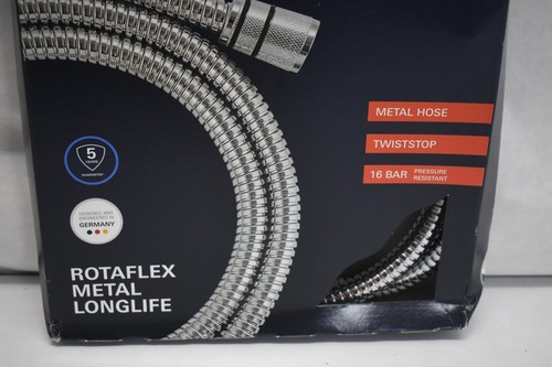 Grohe 28025000 Twist Free Rotaflex Metal Shower Hose Chrome 1/2" x 1/2" x 69" - Picture 4 of 7