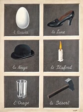 RENE MAGRITTE Surrealism Art Poster or Premium Canvas Print "The Key to Dreams"