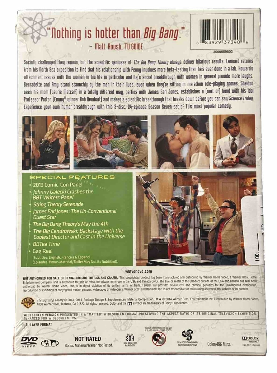 (未使用･未開封品)　Big Bang Theory: The Complete Seventh Season [DVD] [Import] vf3p617 The Big Bang Theory: The Complete Seventh Season DVD 2013