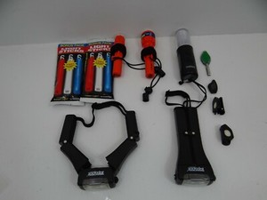 Lot of Flashlights, Emergency Lights/Strobe, Light Sticks, Etc.