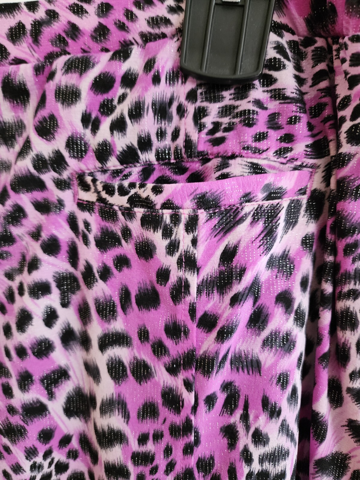 Monterey Club Ladies Women M 2 Piece Purple Cheetah Print Set Of 2 golf