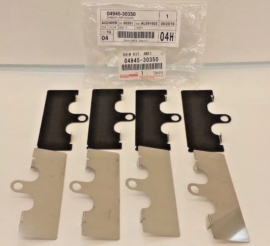 LEXUS OEM FACTORY FRONT BRAKE PAD SHIM KIT 04945-30370 | eBay