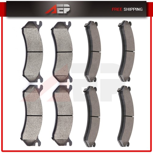 Pastillas de freno de cerámica 8 * F + R para GMC Yukon XL 2500 Chevrolet Silverado 1500 HD