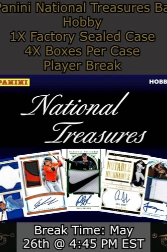 2024 Panini National Treasures Baseball - 1X Case BREAK #4