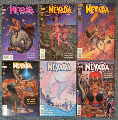 Nevada #1-6 Complete Series Steve Gerber Vertigo 1998 Showgirl Set Unread - NM+