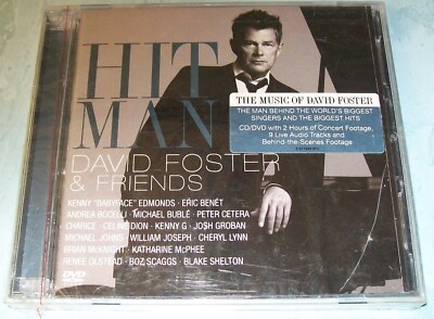 Hit Man: David Foster and Friends by Various (CD and DVD, 2008) New Unopened!