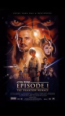 STAR WARS PHANTOM MENACE Drew Struzan ART ROLLED !! POSTER EPISODE