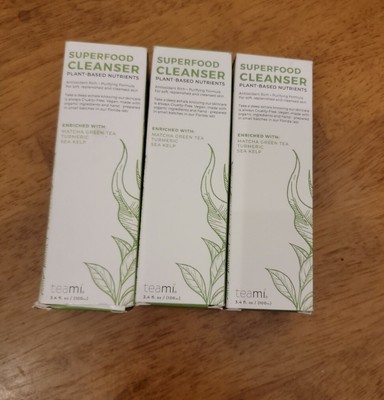Lot of 3 teami SUPERFOOD CLEANSER 3.4oz Exp. 02/24 new inbox