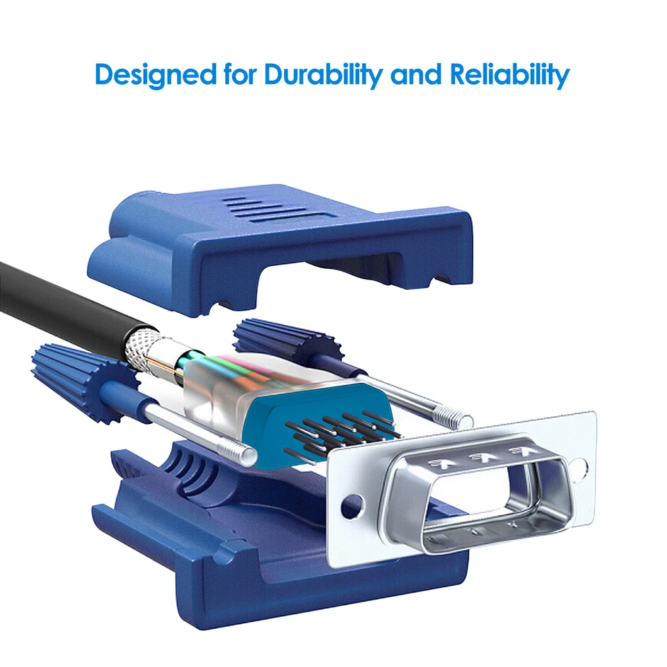 Rankie VGA to VGA Cable, Male to Male Monitor Cable for PC Laptop, 6 Feet - Image 2 of 4