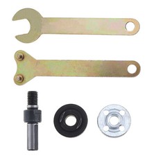 Drill Angle Grinder Adapter with Flange Nut Parts Set Wrench Conversion Tool