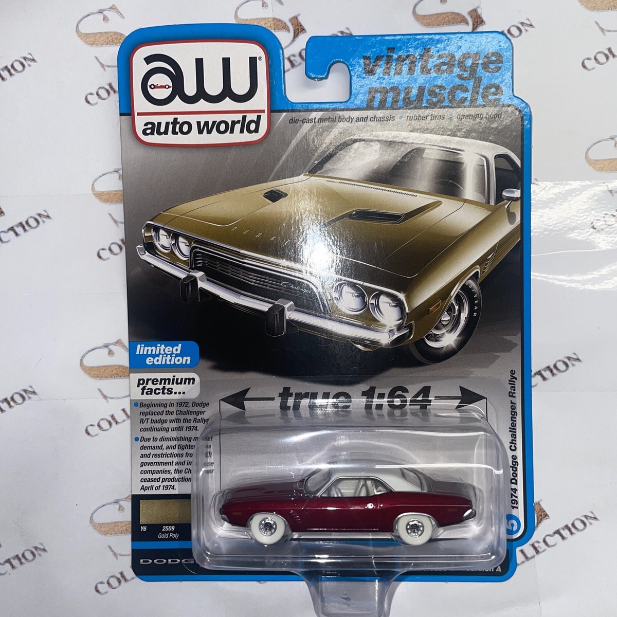 2023 Auto World Premium - 1974 Dodge Challenger Rallye - CHASE