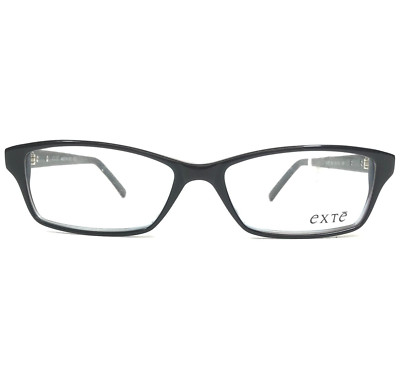 EXTE by Versace Eyeglasses Frames EX16 551 Dark Blue Red Rectangular 51-15-140