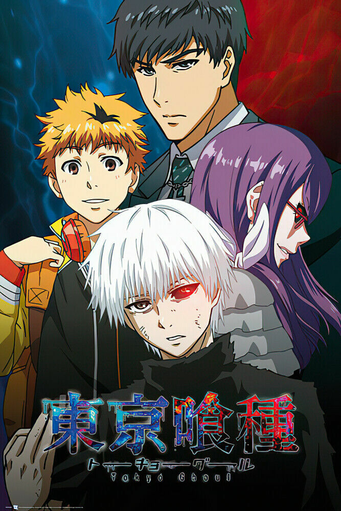 Anime Series Tokyo Ghoul Dub Hulu Poster Tokyo Tokyo Ghoul Full