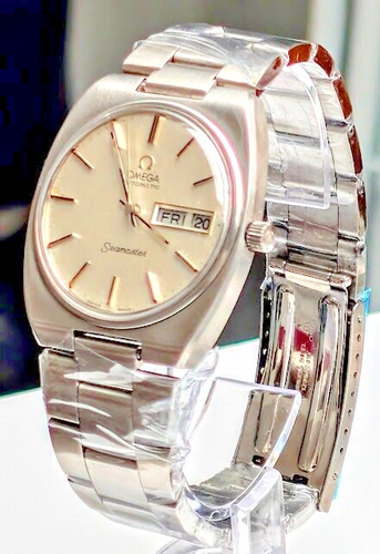 Gents 1982 SS Omega Seamaster Automatic Day Date Bracelet Watch 1020 Serviced - Picture 6 of 12