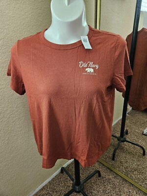 BRAND NEW:  Women's OLD NAVY Size XL Copper Moon 100% Cotton Tee