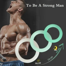 Reusable Luminescent Penis Scrotum Stretcher Ring Delay Ejaculation for Male Men