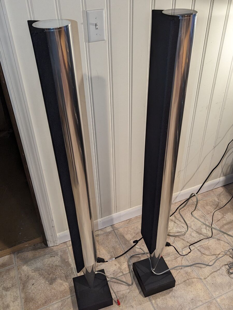 Vintage Bang & Olufsen BeoLab 8000 Silver Black Powered Vintage Bang & Olufsen BeoLab 8000 Silver Black Powered