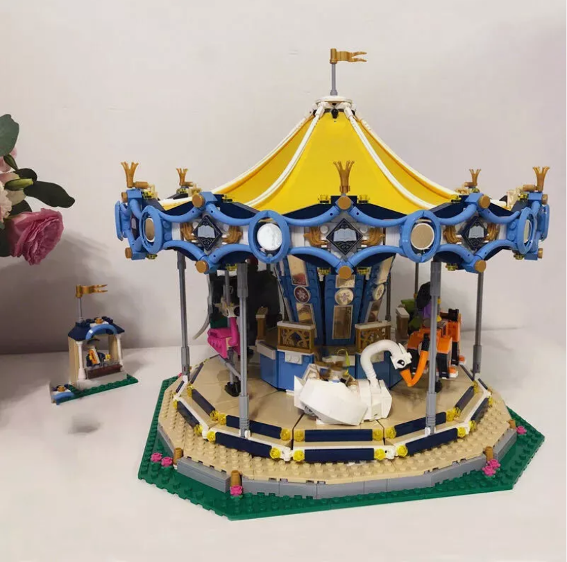 NEW DIY Carousel (10257) pcs 2670 Building Blocks Set Toy