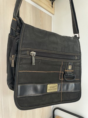 Vintage Diesel Style Y2K Military Crossbody Messenger Bag Camo 