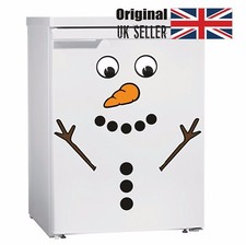 Snowman Fridge Sticker Decal Decoration Christmas Fun Novelty Xmas THE ORIGINAL