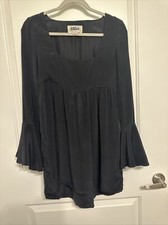 Stone Cold Fox Farrah Black Silk Dress XS/ S