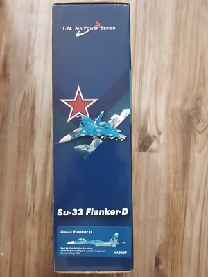 【未使用品】HOBBYMASTER SU-33 FLANKER D HA6407 HOBBY MASTER 1/72 Sukhoi Su-33 Flanker-D Russian Navy Red 70
