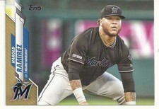  2020 TOPPS BASEBALL - HAROLD RAMIREZ - GOLD PARALLEL - #528 - MARLINS 0939/2020