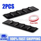 2X Car Air Flow Intake Hood Scoop Vent Trim Louver Panel Bonnet Cover Decor AU