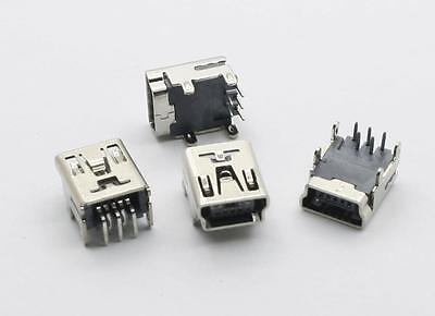 Cables 5-200 PCS 9MM SMT Mini USB Jack Mini 5-Pin USB Jack Socket Connector Dock Charger Connector Port PCB Board U007m Cable Length: 5 pcs
