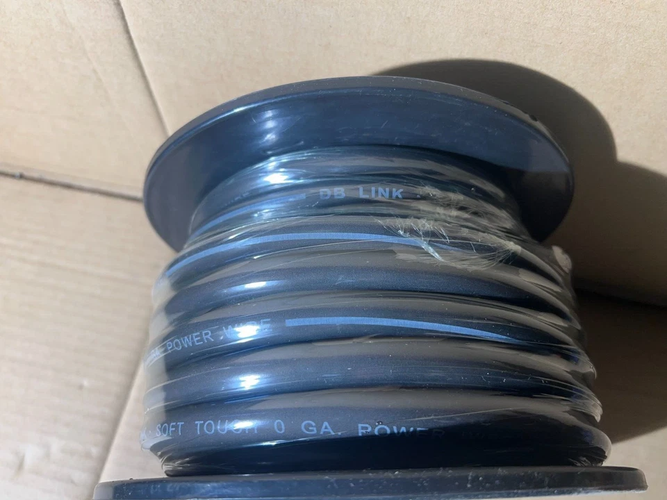 DB Link STGW0BK50Z 50-Feet Roll Soft Touch Ground Wire (Black) New - Image 3 of 4