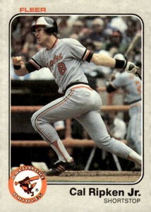 1983 Fleer #70 Cal Ripken Jr.