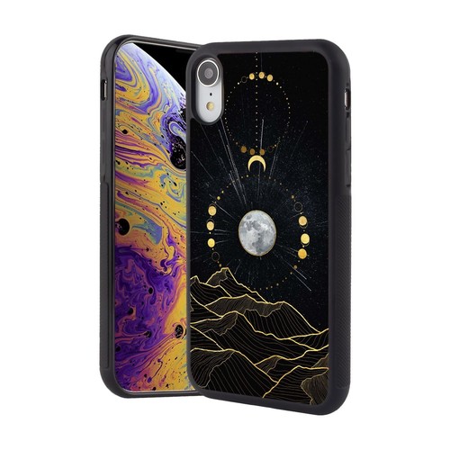 Eclipse Moon Print Covers For iPhone X XS 11 12 13 14 15 Pro Max - Picture 227 of 240