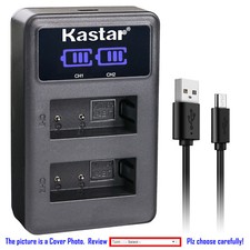 Kastar Battery LCD Dual Charger for Canon LP-E17 LC-E17  Canon EOS M5 Camera