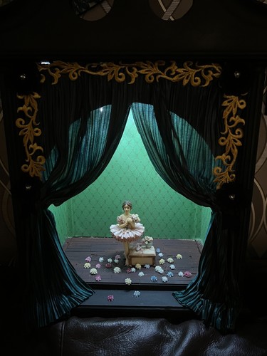 OOAK Unique 1/12 Dolls House Miniature dance Performance Ballerina Theater Light - Picture 5 of 20