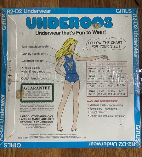 R2-D2 Underoos size Medium underwear - Picture 2 of 2