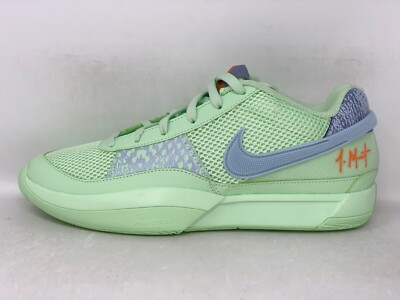 Nike Ja 1 Mismatched Madarin Orange Green Sneakers, Size 14 BNIB