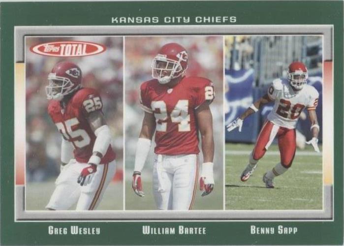 2006 Topps Total Benny Sapp Greg Wesley William Bartee #272 - 1 of 2