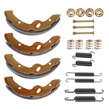 Golf Cart Brake Shoes& Spring Kit TXT Medalist 1997-Up  RXV 2008+ For EZGO New