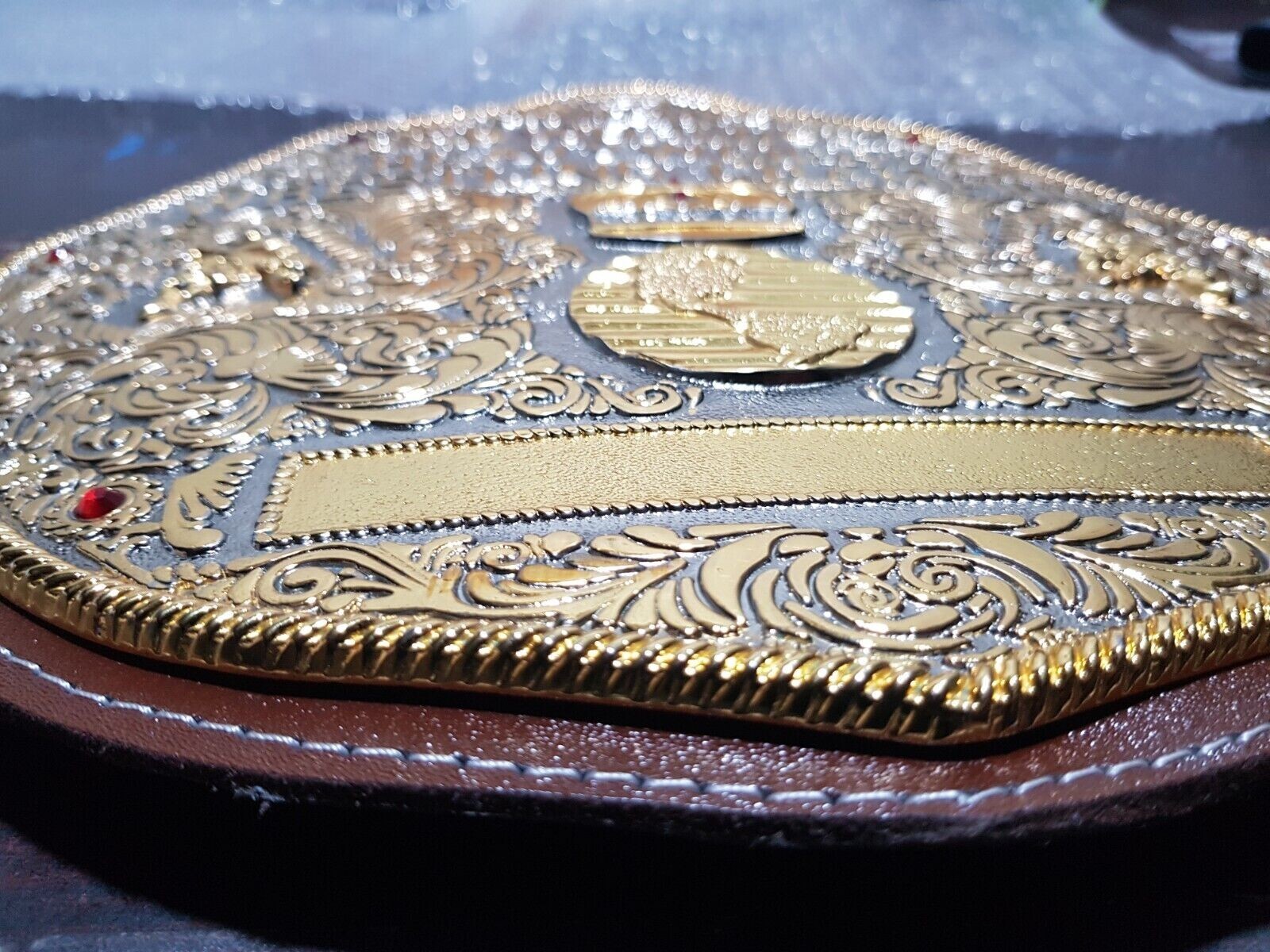 BIG GOLD World Heavyweight Championship Replica Tittle Belt Adult 4MM