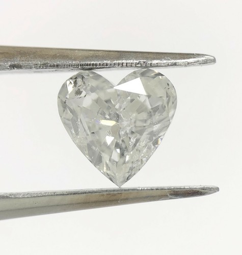 Heart Diamond 0.89 Ct H I1 Loose Natural Engagement Birthday Gift Present Jewel - Picture 6 of 12