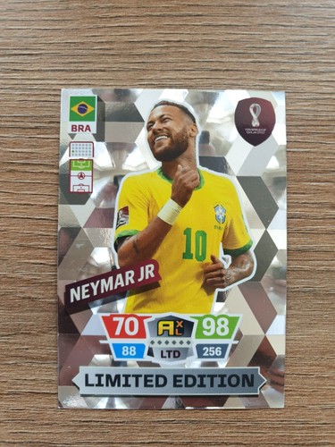 Panini, World Cup Qatar 2022 Adrenalyn XL Trading Card Neymar Jr Limited Edition