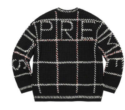 トップス Supreme Quilt Stitch Sweater L Black23ss s-l400.jpg