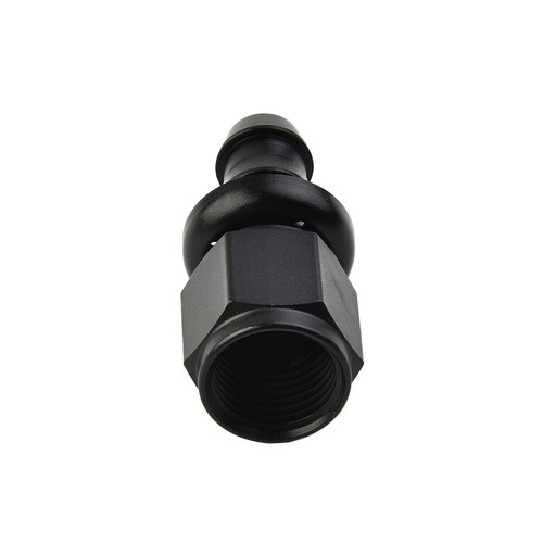6AN AN6 Female To 3/8?? straight Push On Barb Hose Adapter Swivel Fitting Black - Picture 7 of 15