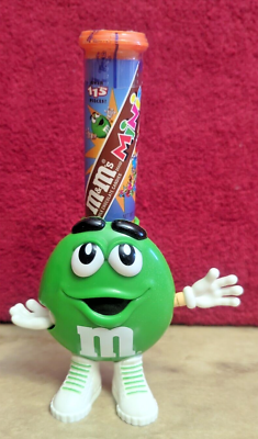M&M's Minis Green Candy Dispenser Unopened Tube Vintage 1997 Not